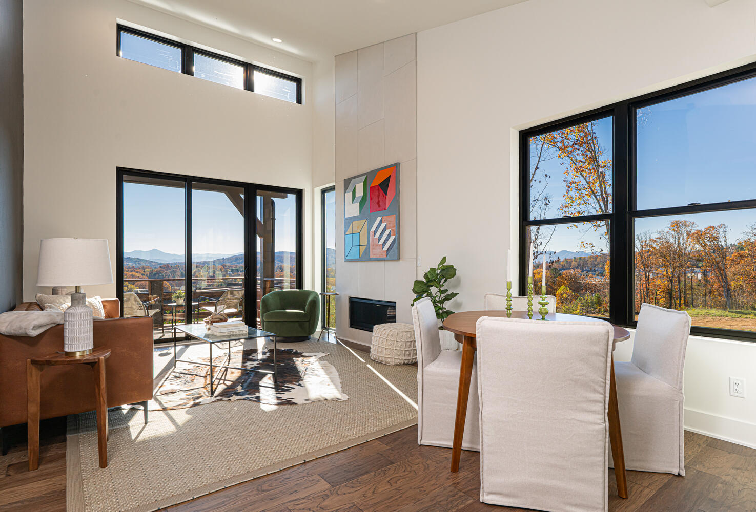 Reynolds Mountain community and mountain views