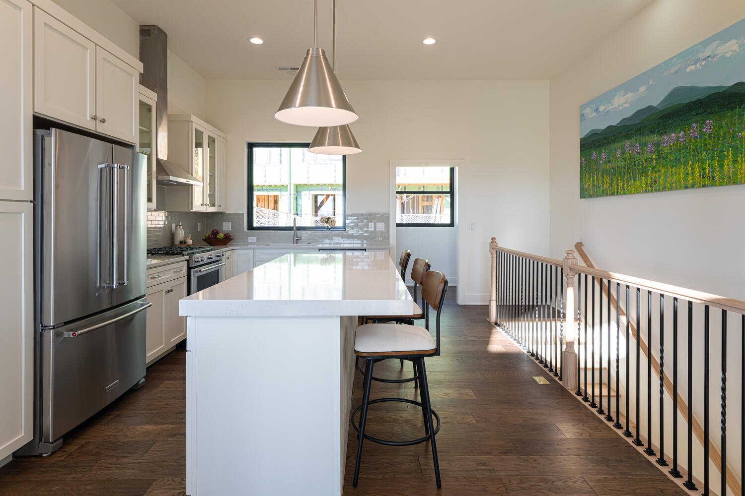 Dining area with natural light