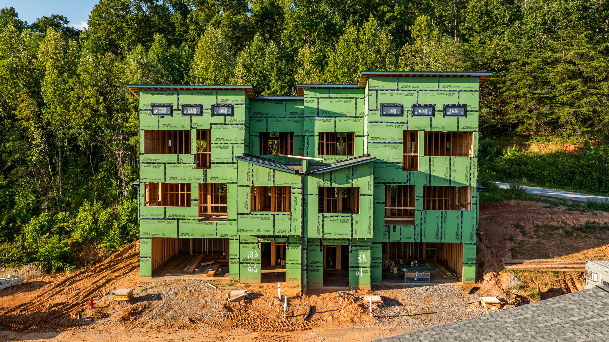 Living room mountain view