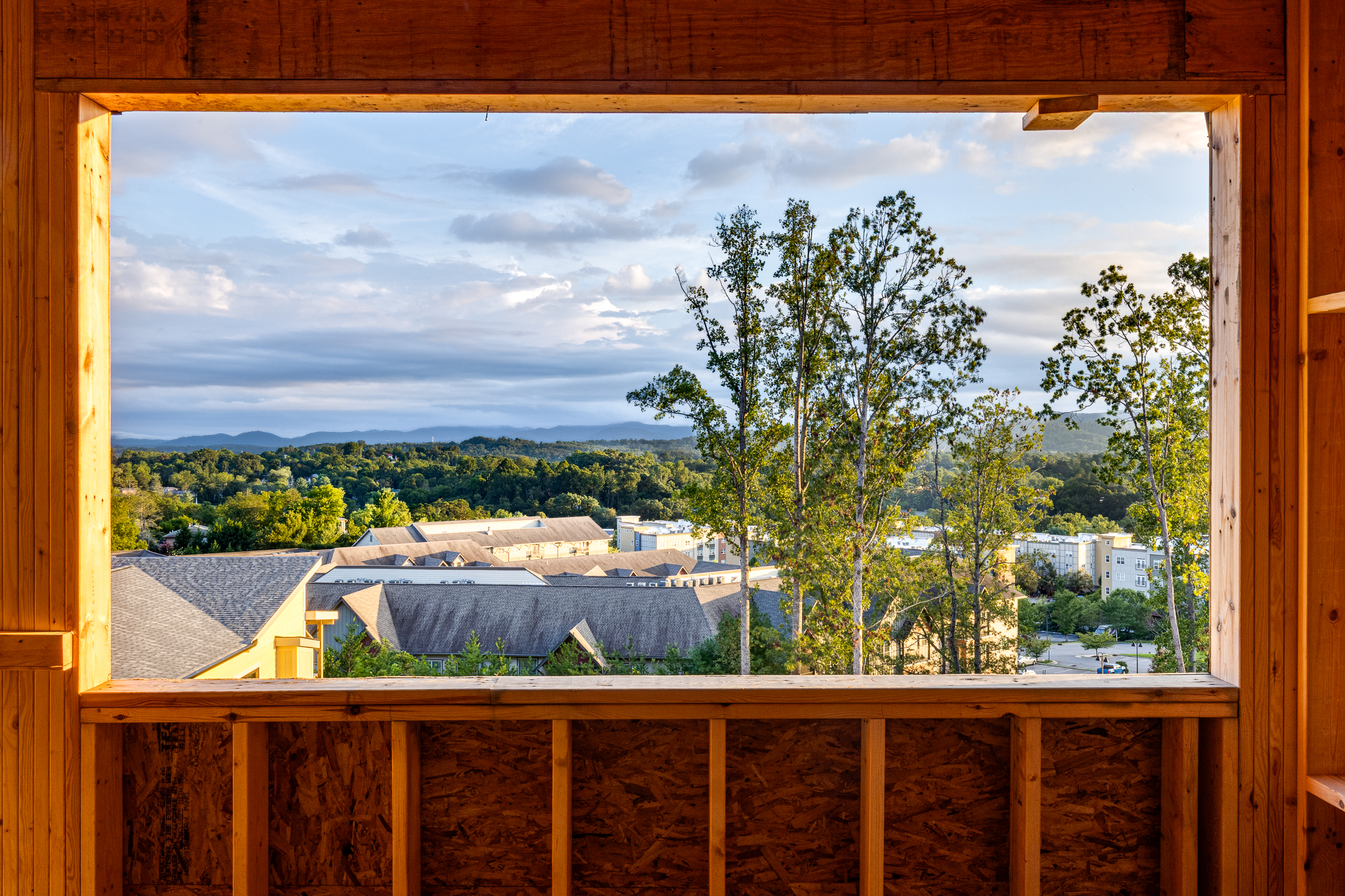 Aerial view of Reynolds Mountain community