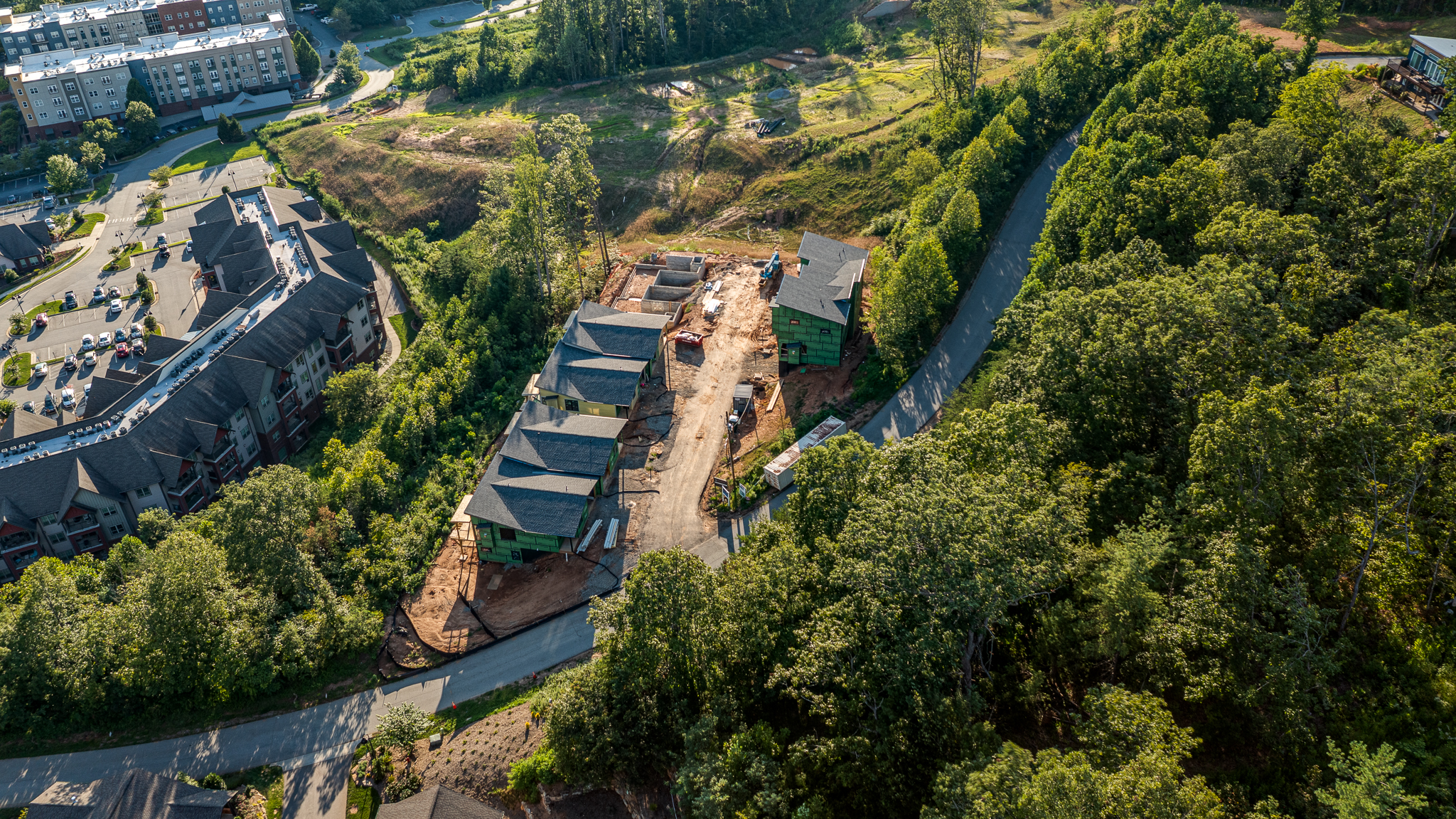 Blue Ridge Mountain panorama from Reynolds Mountain