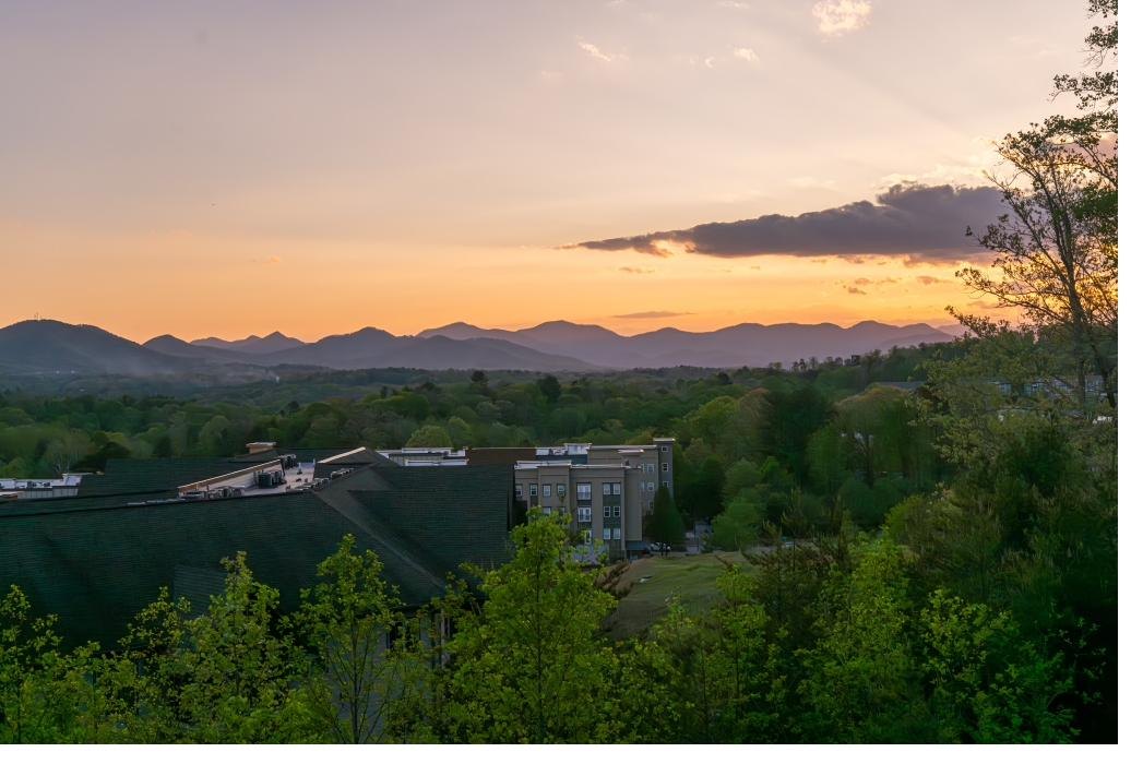 Sunset over the Blue Ridge Mountains from the Summit Collection