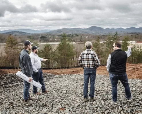 Buchanan Construction and Harold Kessler at Storybook Villas at Reynolds Mountain Asheville NC